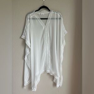 Cupshe White sheer cover up